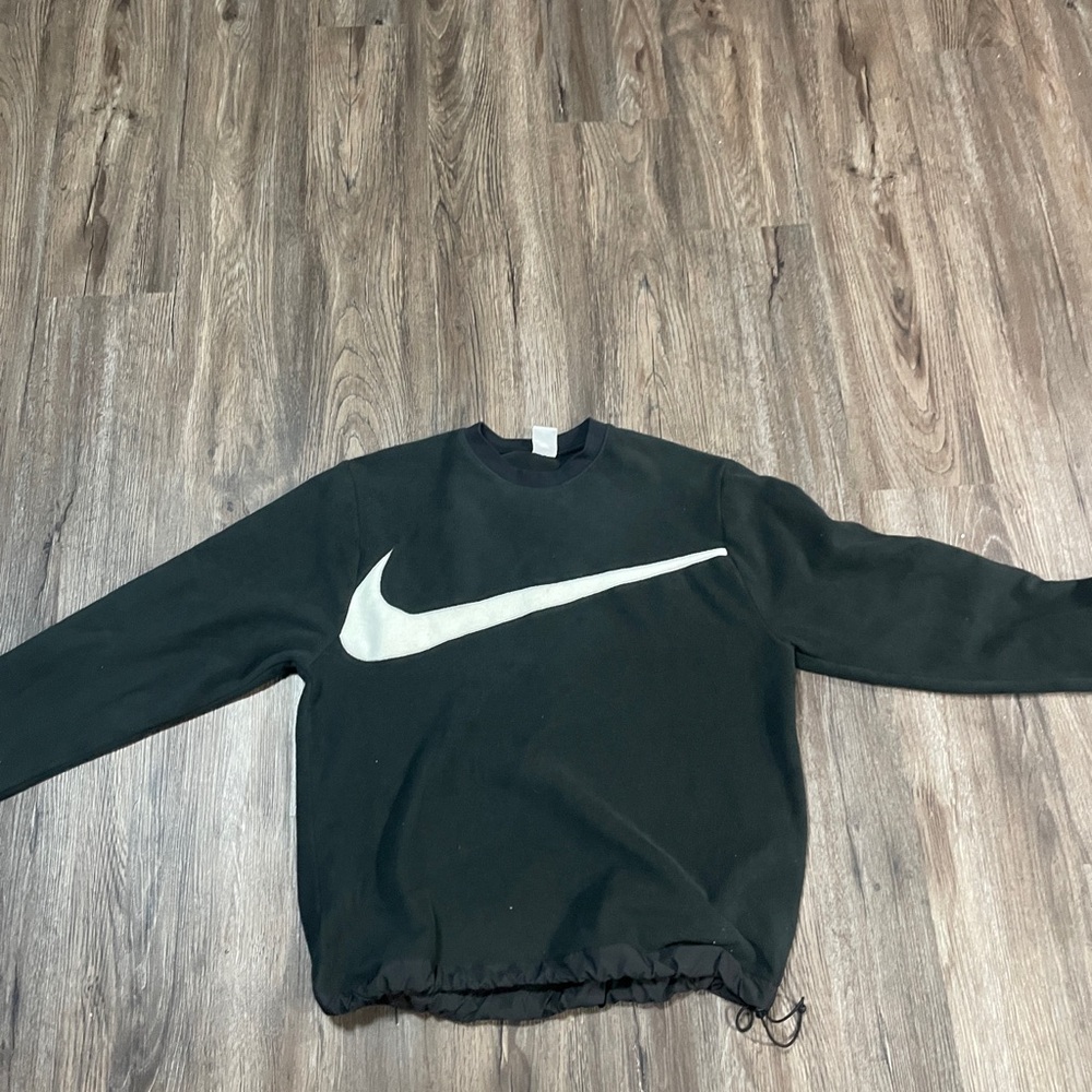 Nike Black Crewneck Sweater Athletic Style - Negotiable Vintage